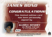 James Bond Women of James Bond in Motion Gloria Hendry Autograph Card WA5   - TvMovieCards.com