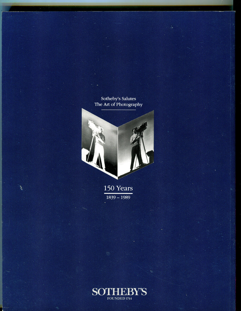 Sothebys Auction Catalog April 26 & 27 1989 Photographs   - TvMovieCards.com