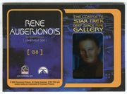 Star Trek Complete Deep Space Nine DS9 Gallery Chase Card G8 Constable Odo   - TvMovieCards.com