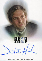 Dead Zone Seasons 1 & 2 David Julian Hirsh as Thomas Berke Autograph Card   - TvMovieCards.com