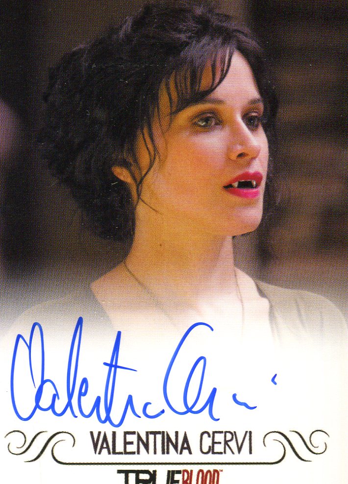 True Blood Archives Valentina Cervi Autograph Card   - TvMovieCards.com
