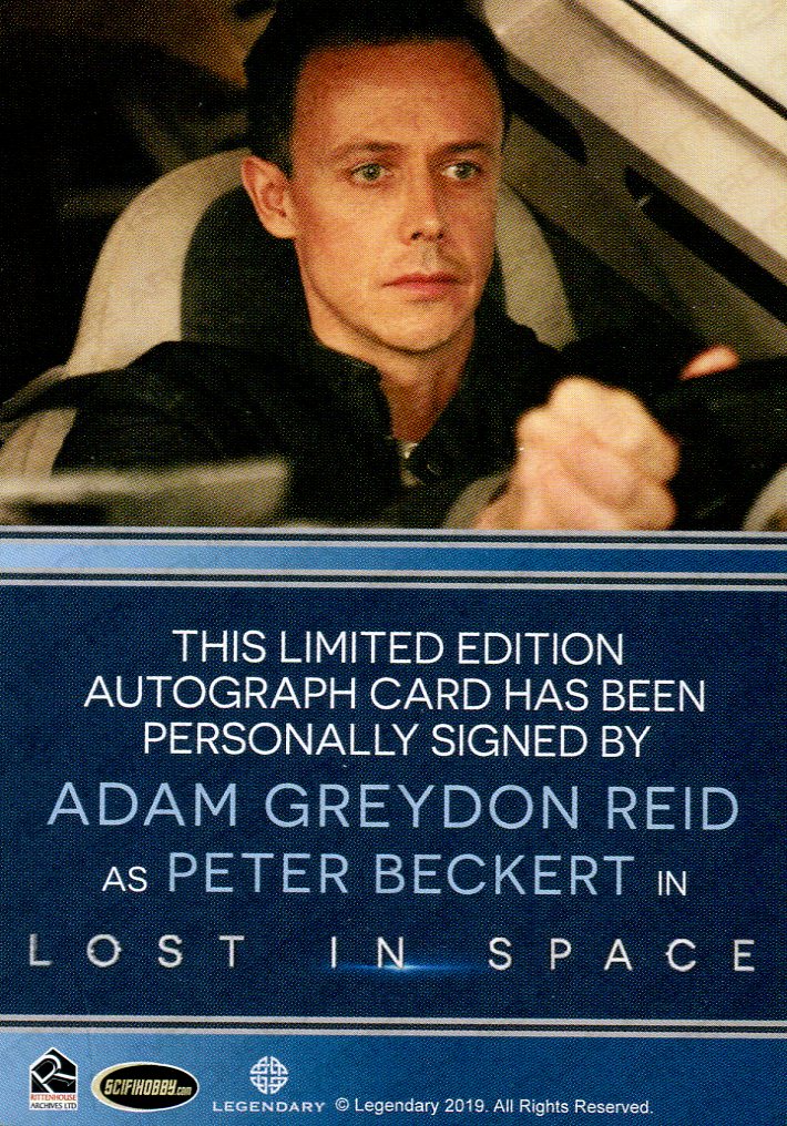 Lost in Space Season 1  Adam G. Reid as Peter Beckert Autograph Card   - TvMovieCards.com