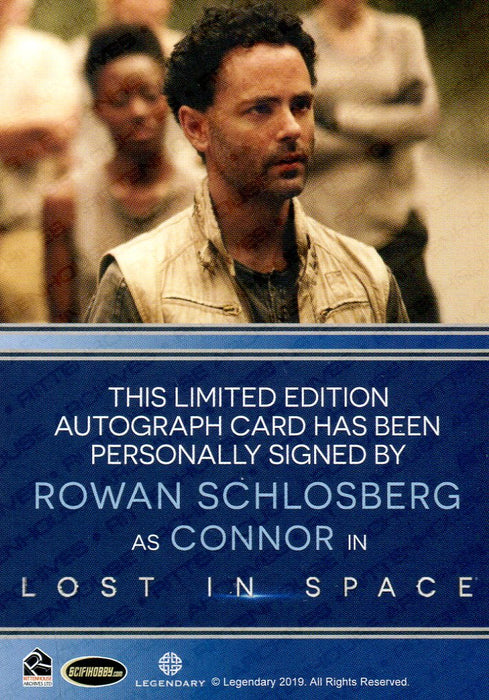 Lost in Space Season 1 Rowan Schlosberg as Connor Autograph Card   - TvMovieCards.com