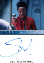 Lost in Space Season 1 Sibongile Mlambo as Angela Autograph Card   - TvMovieCards.com