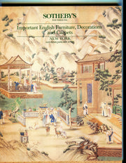 Sothebys Auction Catalog Jan 21, 1989 Important English Furniture, Decoration   - TvMovieCards.com