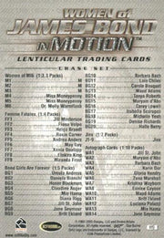 James Bond Women of James Bond in Motion Base Card Set 63 Cards   - TvMovieCards.com
