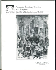 Sothebys Auction Catalog December 17th, 1990 American Painting Drawing Sculpture   - TvMovieCards.com