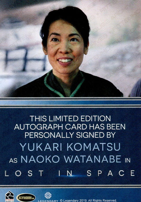 Lost in Space Season 1  Yukari Komatsu as Naoko Watanabe Autograph Card   - TvMovieCards.com
