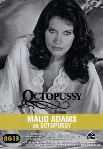 James Bond Women of James Bond in Motion Bond Girls Are Forever Chase Card BG13   - TvMovieCards.com