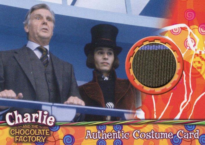 Charlie & Chocolate Factory James Fox as Mr. Salt Costume Card #025/165   - TvMovieCards.com