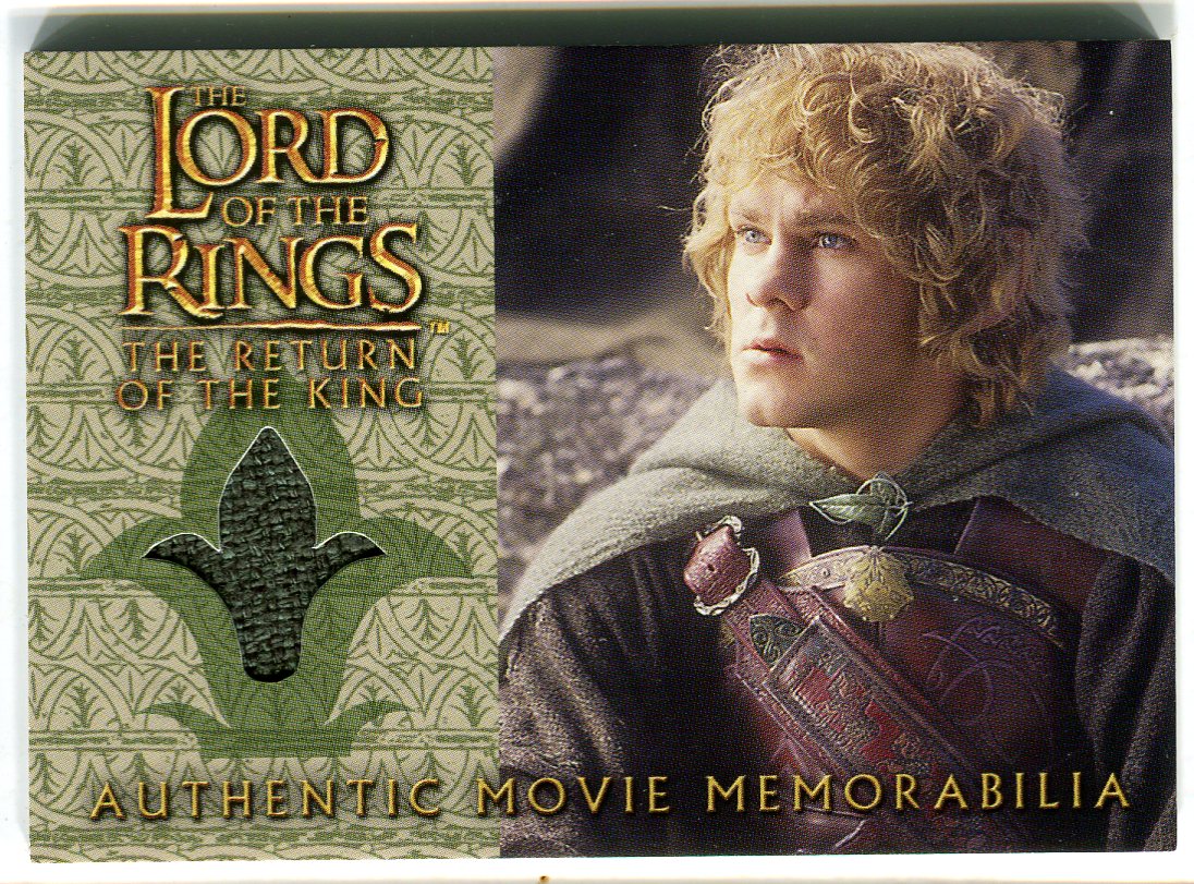 Lord of the Rings Return of King Merry's Rohan Cloak Costume Card ...