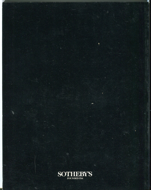 Sothebys Auction Catalog Feb 21 1991 19th Century Furniture Decorations Art   - TvMovieCards.com
