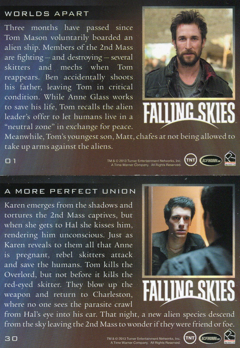 Falling Skies Season 2 Premium Pack Base Card Set 30 Cards   - TvMovieCards.com