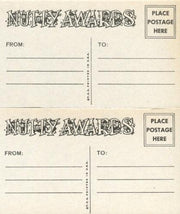 Nutty Awards Postcards Vintage Card Set 32 (Postcard Size) Cards Topps 1964   - TvMovieCards.com