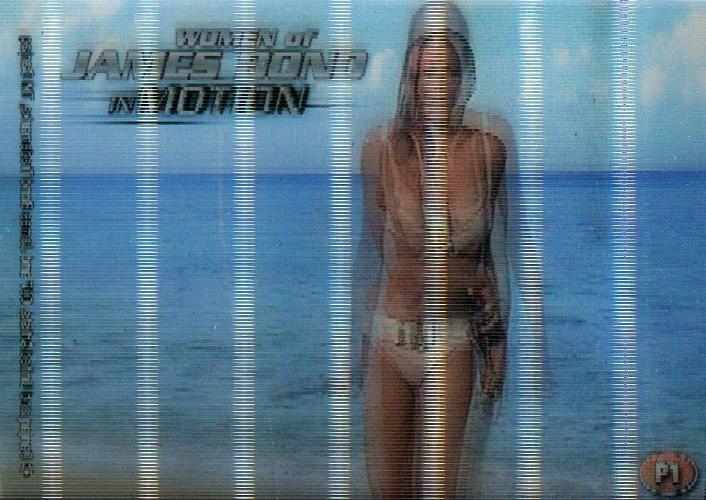 James Bond Women of James Bond in Motion Promo Card P1   - TvMovieCards.com