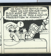 Frank Willard Moon Mullins Comic Strip Original Art  Framed 7-31  Hand SIGNED Bl   - TvMovieCards.com
