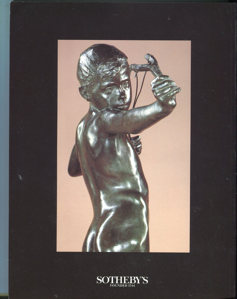 Sothebys Auction Catalog March 15 1991 19th and 20th Century Sculpture   - TvMovieCards.com