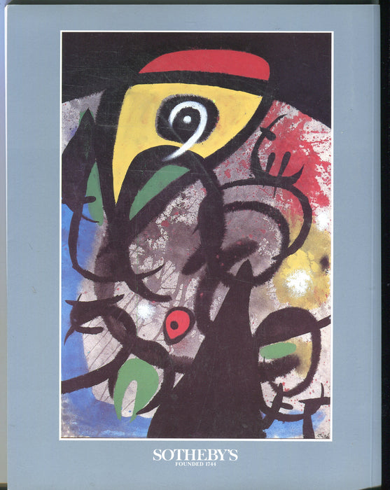 Sothebys Auction Catalog March 20 1991 Impressionist and Modern Art   - TvMovieCards.com