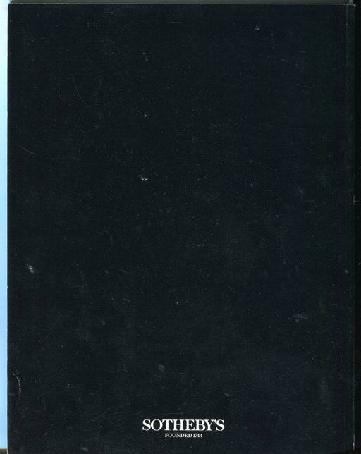 Sothebys Auction Catalog April 12 1991 American Paints Drawings and Sculpture   - TvMovieCards.com