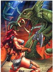 Red Sonja 2012 Puzzle Complete 9 Card Chase Set RS-P1 - RS-P9 Breygent   - TvMovieCards.com
