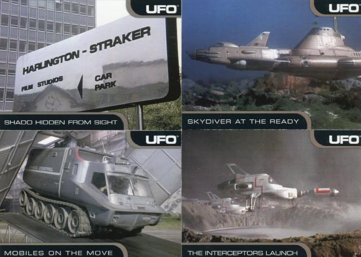 UFO Promo Card Set 4 Cards   - TvMovieCards.com