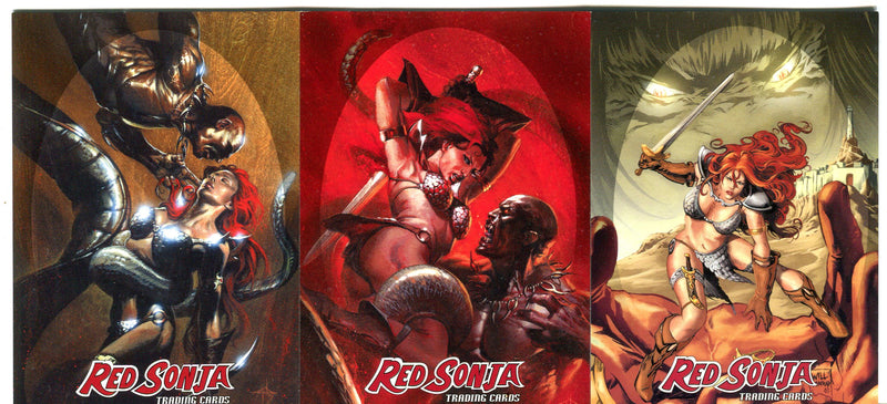 Red Sonja 2012 Thulsa Doom Complete 3 Card Chase Set RS-T1 RS-T2 RS-T3 Breygent   - TvMovieCards.com