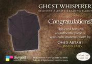 Ghost Whisperer Seasons 3 & 4 Omid Abtahi as Justin Yates Costume Card C26   - TvMovieCards.com