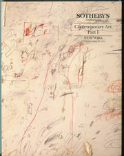 Sothebys Auction Catalog April 30 1991 Contemporary Art, Part I   - TvMovieCards.com