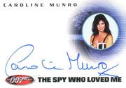 James Bond 40th Anniversary Caroline Munro Autograph Card A22   - TvMovieCards.com