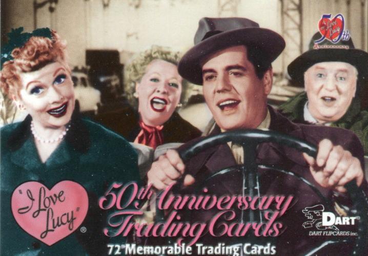Lucy I Love Lucy 50th Anniversary Base Card Set 72 Cards Dart Flipcards 2001   - TvMovieCards.com