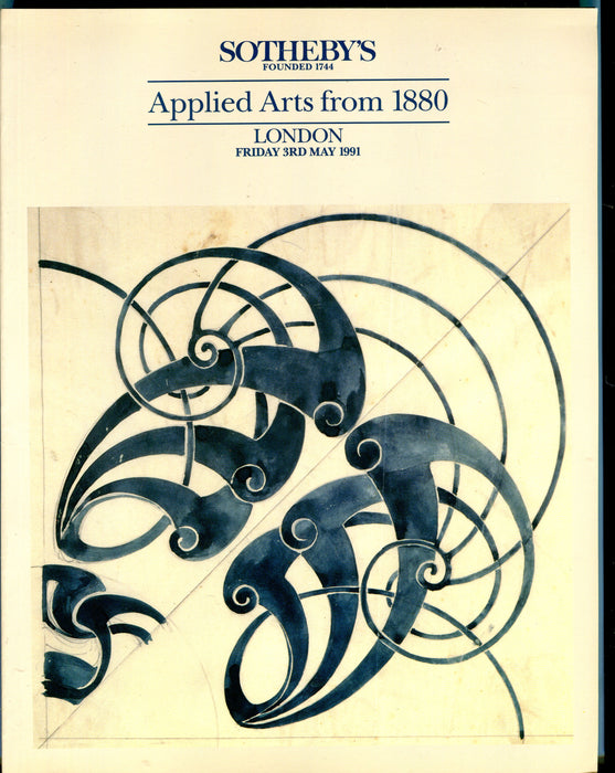 Sothebys Auction Catalog May 3 1991 Applied Arts from 1880   - TvMovieCards.com