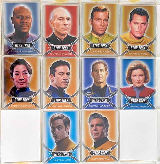 Star Trek InfleXions Starfleet's Finest Dynamic Duos Mirror Card Set DD1-DD10   - TvMovieCards.com
