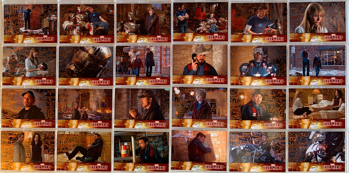 Iron Man Movie 3 Upper Deck Trading Base Card Set 60 Cards 2013   - TvMovieCards.com