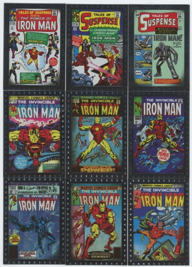 2010 Iron Man Movie 2 Comic Covers Chase Card Set CC1 - CC9 Upper Deck 2010 - TvMovieCards.com