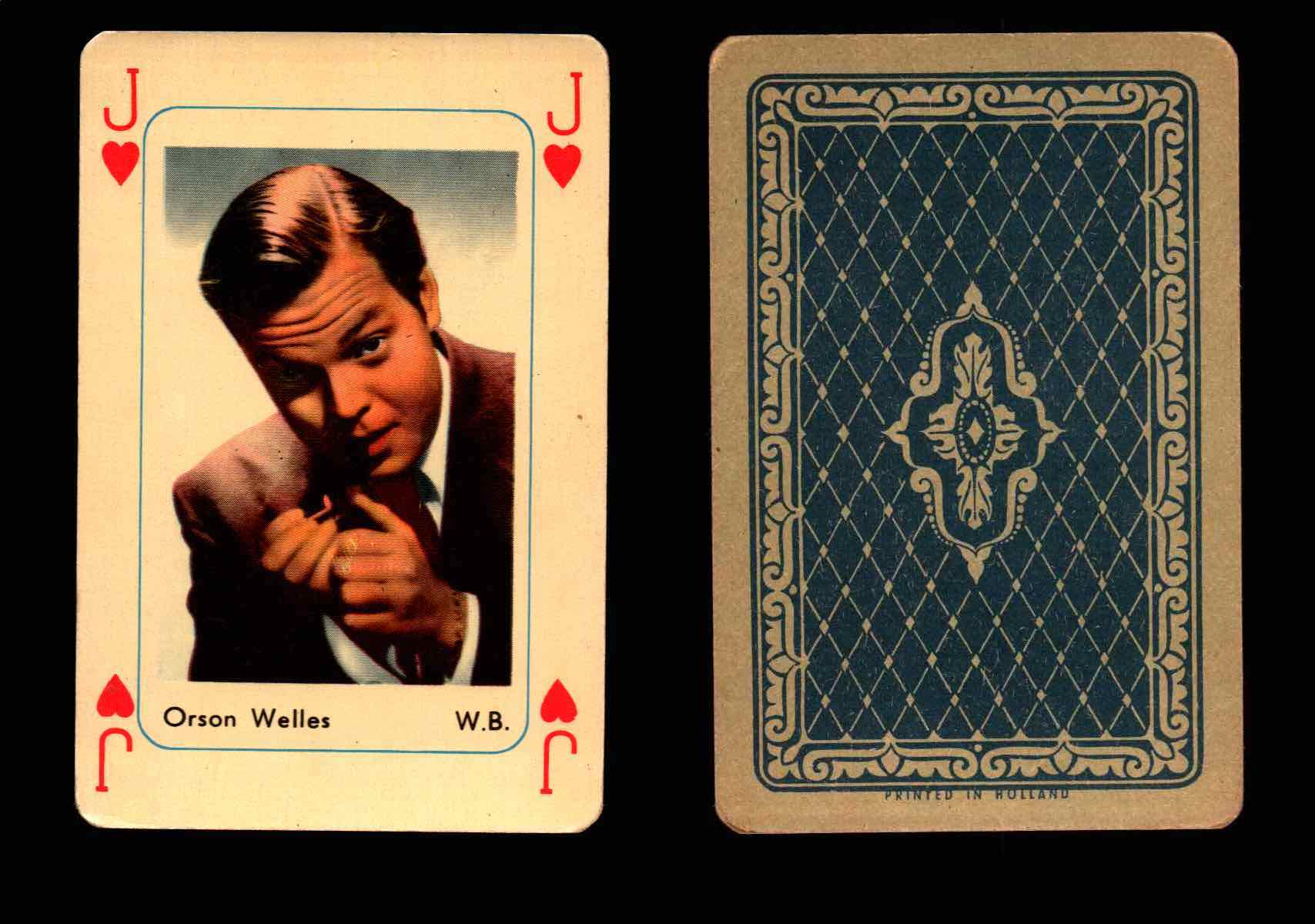 Vintage Hollywood Movie Stars Playing Cards You Pick Singles