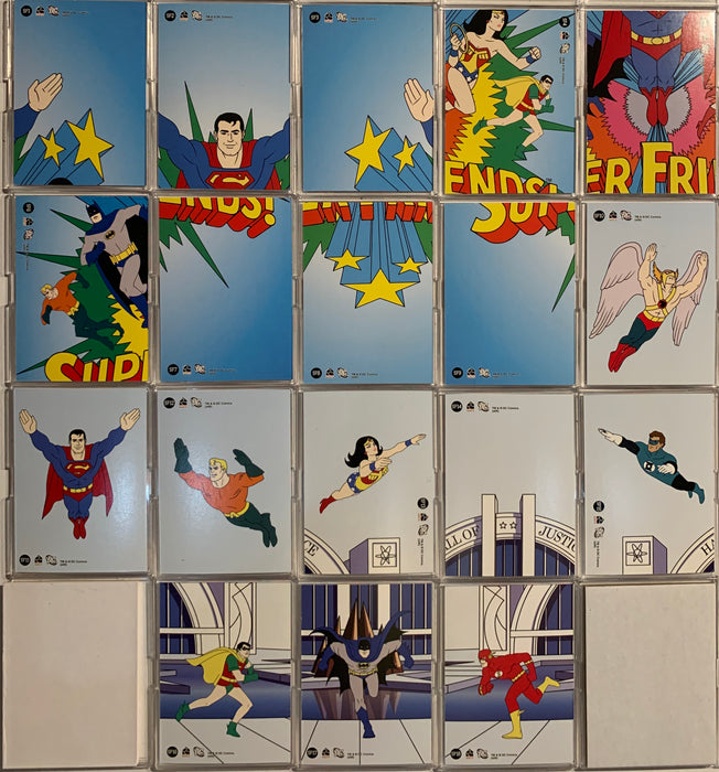 Justice League of America Super Friends Chase Card Set SF1-SF18   - TvMovieCards.com