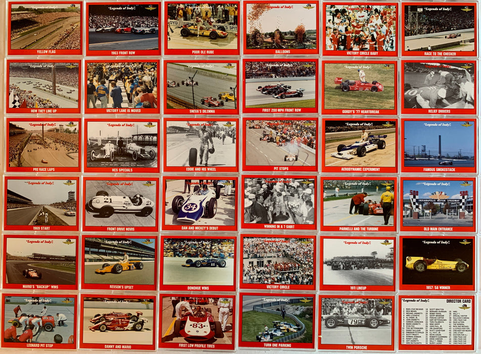 Legends of Indy 1992 Racing 100 Card Set G.S.S.   - TvMovieCards.com