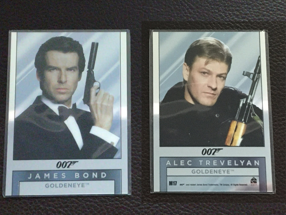 James Bond Archives Spectre Double Sided Mirror Chase Card Singles M2 - M23 M17  - TvMovieCards.com