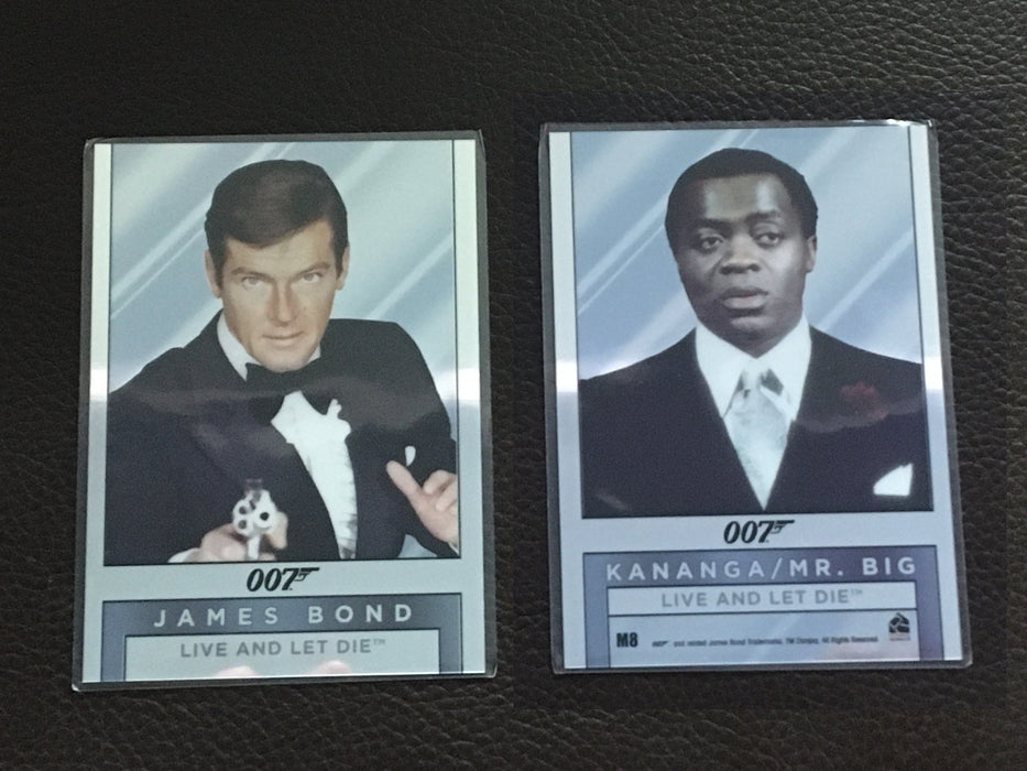 James Bond Archives Spectre Double Sided Mirror Chase Card Singles M2 - M23 M8  - TvMovieCards.com