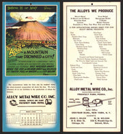 Ripley's Believe It or Not Facts Foldout Advertising Calendar 1933 - 1942 You Pi - TvMovieCards.com