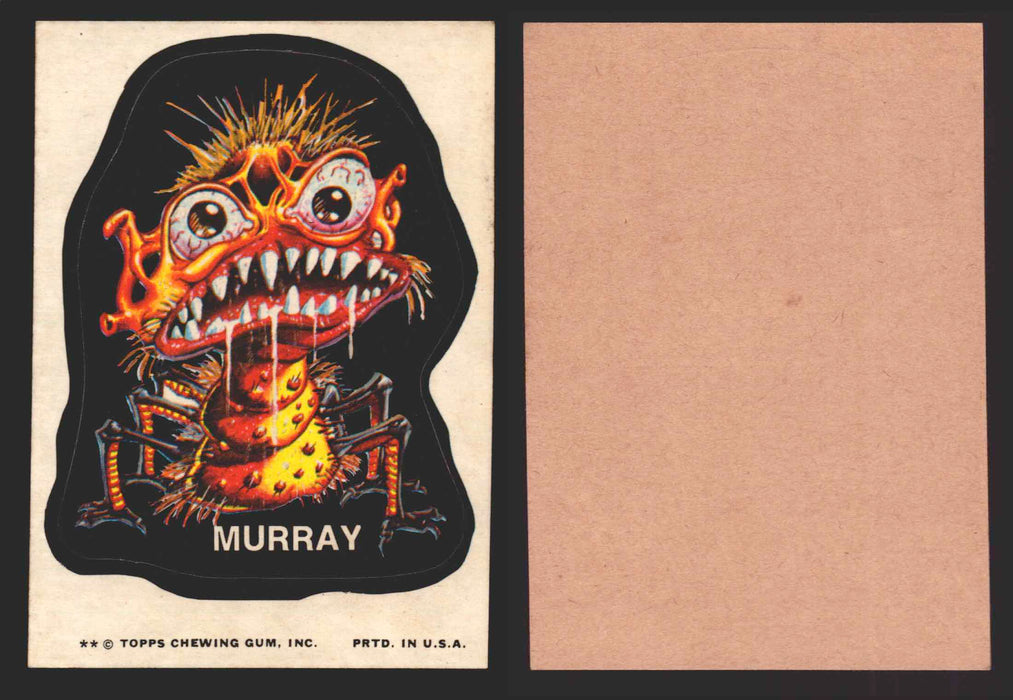 1973-74 Ugly Stickers Tan Back Trading Card You Pick Singles #1-55 Topps Murray  - TvMovieCards.com