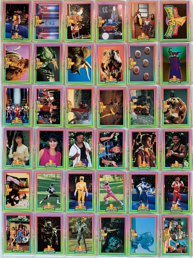 Power Rangers Retail Series 1 Base Card Set 72 Cards Collect-A-Card 19 —