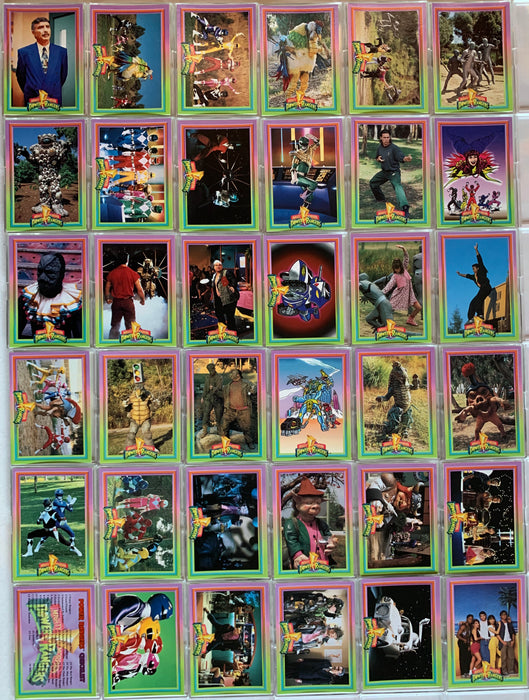 Power Rangers Retail Series 1 Base Card Set 72 Cards Collect-A-Card 1994   - TvMovieCards.com