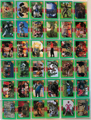 Power Rangers New Season Retail 72 Base Card Set Green Boarder   - TvMovieCards.com
