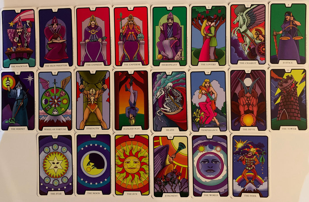 Caring Psychic Family Tarot Card Set 20 Tarot Cards 1998   - TvMovieCards.com