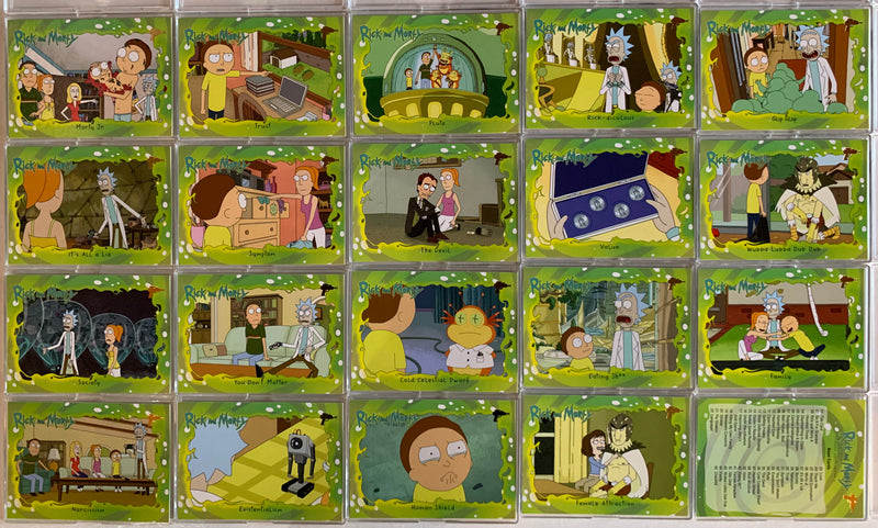 Rick and Morty Season 1 Laser Gun Deco Foil Parallel Card Set of 45 Cryptozoic - TvMovieCards.com