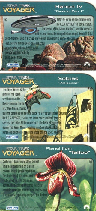 Star Trek Voyager Season 2 Two Strange New Worlds Chase Card Set 1997   - TvMovieCards.com