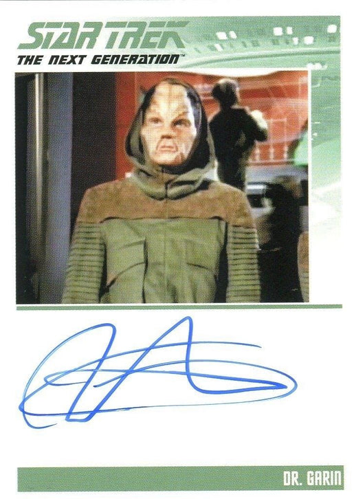 Star Trek TNG Portfolio Prints Autograph Card Richard Cansino as Dr. Garin   - TvMovieCards.com
