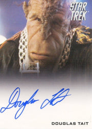 STAR TREK Movie Into Darkness 2014 Autograph Card Douglas Tait Long Face Alien   - TvMovieCards.com