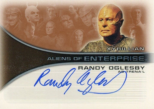 Star Trek Enterprise Season One 1 Autograph Card Randy Oglesby Trena'l AA5   - TvMovieCards.com